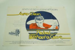 A film poster for Rebel Without a Cause