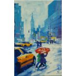 Roy Avis New York Oil on canvas Signed lower right 41cm x 26cm,