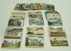 A collection of over two hundred Somerset postcards to include Wells, Cheddar, Glastonbury,