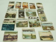 An original collection of postcards,