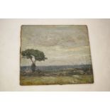 An early 20th Century Continental School Landscape Oil on canvas 46.5cm x 51cm, unframed.