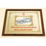 A Vintage Rolls Royce You can be proud of the owner of our latest model, framed mirror,