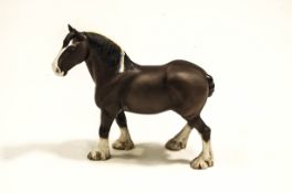 A Beswick model of a Clydesdale Heavy Horse, number 2465, with matt glaze,