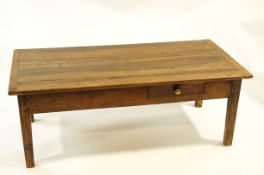 A late 19th/early 20th Century walnut table,