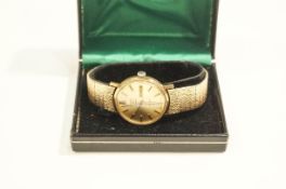 Rotary, a gentleman's 9 carat gold automatic wrist watch, with day/date 21 jewel movement,