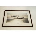 Robert Taylor 'Memorial Flight' Signed by Robert Taylor and three additional signatures Print 50cm