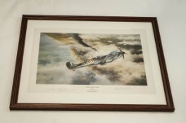 Robert Taylor 'Victory over Dunkirk' Signed by Robert Taylor & Bill Stanford-Tuck Print 49.