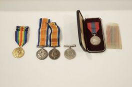 A collection of War medals