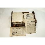 A large quantity of WWII Newspapers,