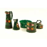 Bargeware - 5 items with green background