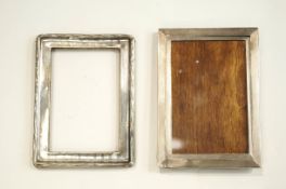 Three hallmarked silver photograph frames