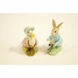 Two large Beswick Beatrix Potter Centenary figures, Peter Rabbit, 17cm high, and Jemima Puddle-Duck,