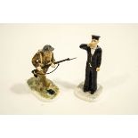 Two Coalport limited edition figures: 'For King and Country Soldier', 459/1500,
