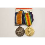 Two WWI medals named to '209664 DVR.P.A. HUDSON R.A.