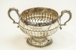 A two handled silver bowl, by Wakely & Wheeler, London 1912,