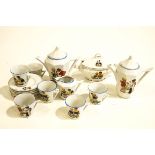 An Art deco child's teaset,