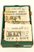 A large quantity of Newspapers from the 1960's - The Beatles, Space Travel, Kennedy, Churchill etc,