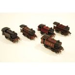 Five Hornby '0' gauge Locomotives : Two Type 101 LMS 2270, two Type 501 5600,