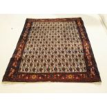 A small modern Persian Rug 158cm x 112cm