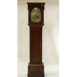 A late 18th century oak longcase clock by Anthony Marsh of London, with eight day movement,