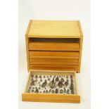 A 20th Century specimen/collectors cabinet,