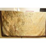 A 19th Century Chinese silk thread wall hanging,
