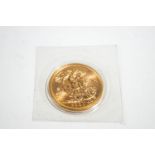 A gold half Sovereign, 2001, cased,