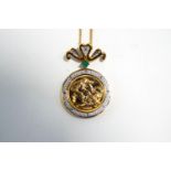 A 2006 half Sovereign pendant,