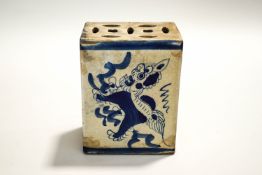 An 18th/19th century Chinese ceramic incense burner