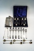 A late Victorian set of silver spoons, Chester 1898,
