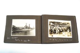 A 1930's naval photograph album of the HMS Nelson trip to the West Indies and through the Panama