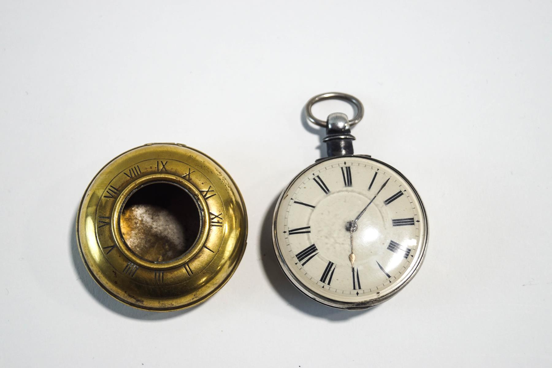 T & J Wilson, Guisbro', an early Victorian silver cased open faced pocket watch, Birmingham 1841,