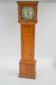 A pine cased 30 hour Longcase clock,