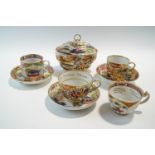 An early 19th Century Chamberlains Worcester part teaset,