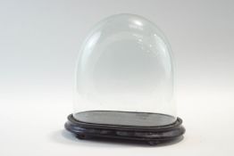 A small Victorian glass dome,