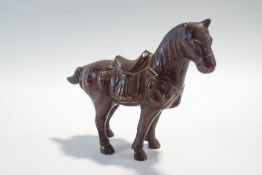 A 20th Century Chinese bronze model of a horse,