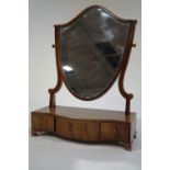 A 19th Century mahogany dressing table mirror,