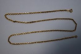 A chain, stamped '20ct', 54 cm long, 6.