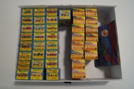 A collection of thirty nine 1970's Matchbox 'Superfast' cars, boxed,
