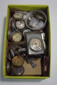 A quantity of pocket watches and spares