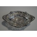 A late Victorian silver bon-bon dish, by Frederick August Burridge, London 1898,