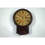 An RAF Flight control style wall clock, oak cased, with pendulum,