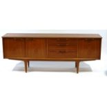 A 1950's teak sideboard,