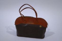A Mulberry tan and taupe leather handbag,