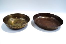 A 19th Century bronze bowl,