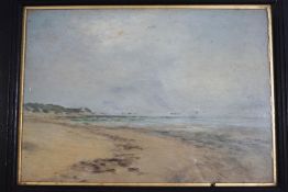 George Leon Little (1862-1926) Coastal landscape Oil on board Signed lower right 33cm x 23cm