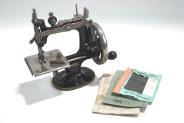 A Victorian child's Singer sewing machine, No.