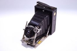 A vintage bellows camera,