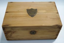 A Victorian sailor's 'Ditty Box' from HMS ACHILLES,