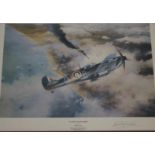 Robert Taylor print, ''Victory over Dunkirk'', signed in pencil by Bob Stanford-Tuck,